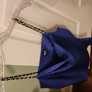 INC International Concepts Blue Shoulder Bag